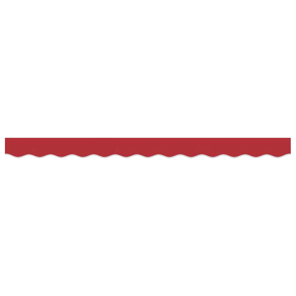 Vervangende markies volant Rood 230 x 20 cm Polyester