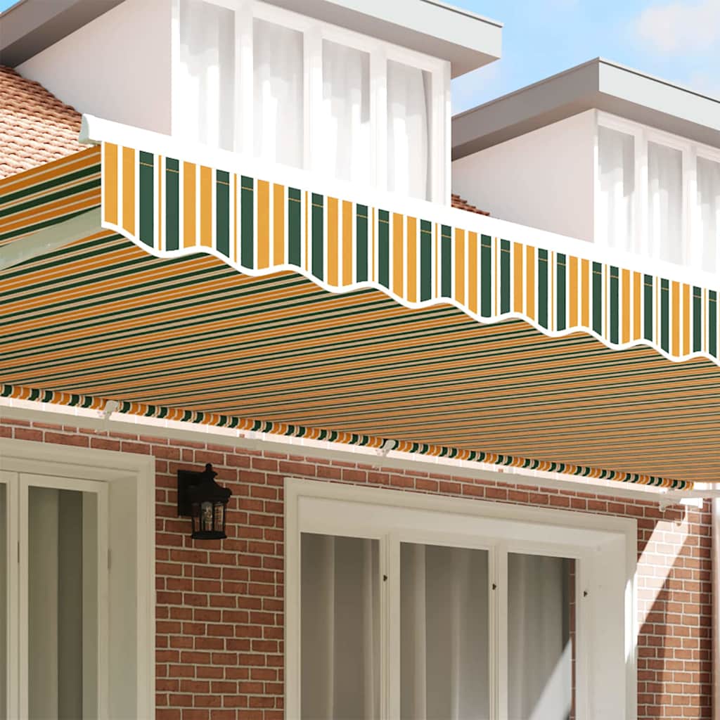 Markies Valance Groen en geel 580 x 20 cm Canvas is nu te koop bij PeponiXL, paradijselijk wonen!
