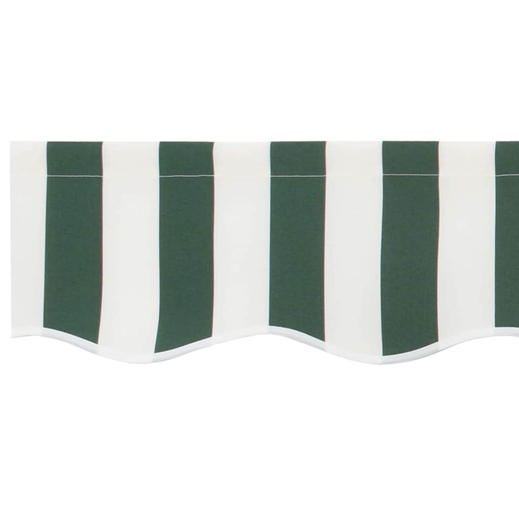 Markies Valance Groen en Wit 430 x 20 cm Canvas is nu te koop bij PeponiXL, paradijselijk wonen!