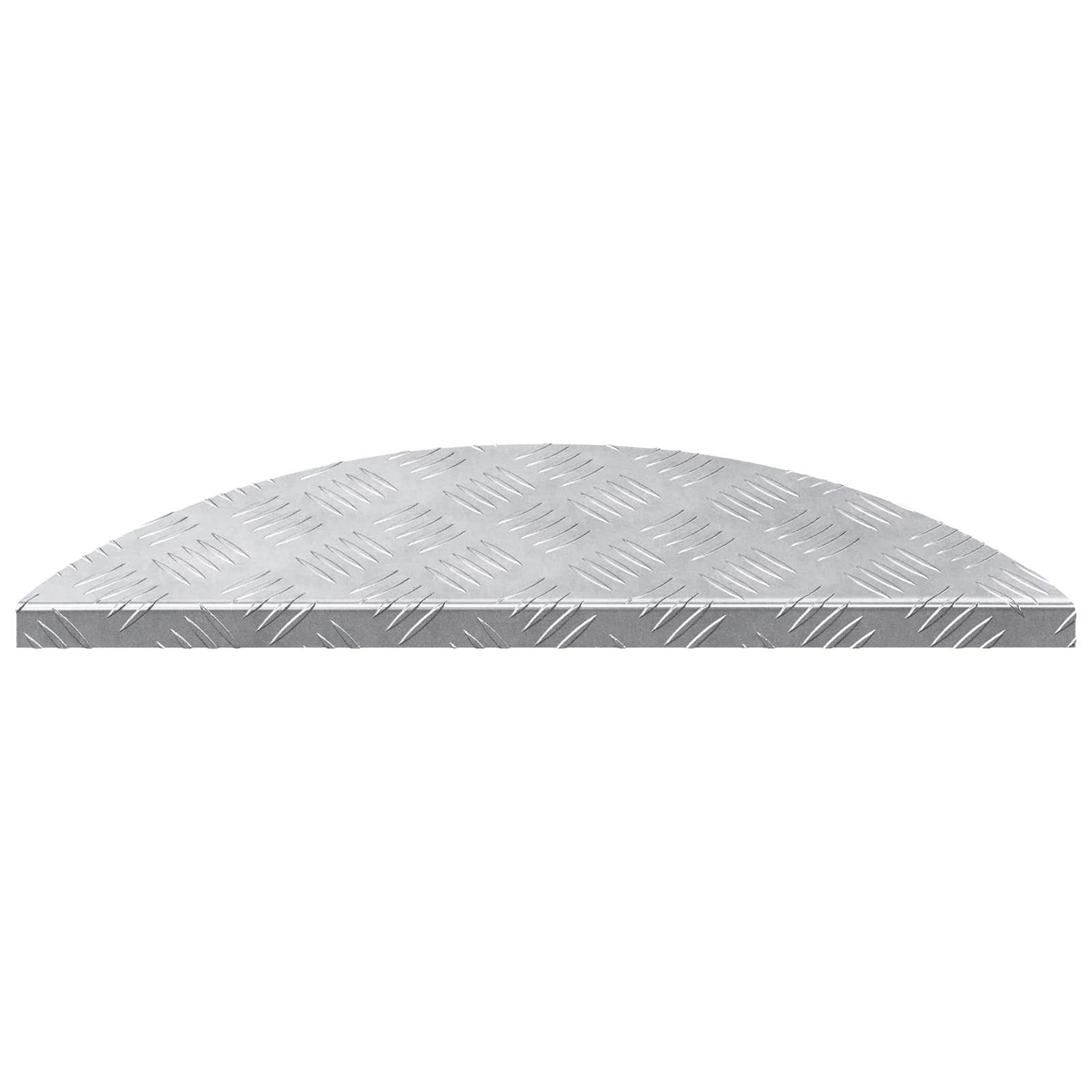Trap Tread 5 pcs Zilver 60 x 18 x 2,5 cm Aluminium is nu te koop bij PeponiXL, paradijselijk wonen!