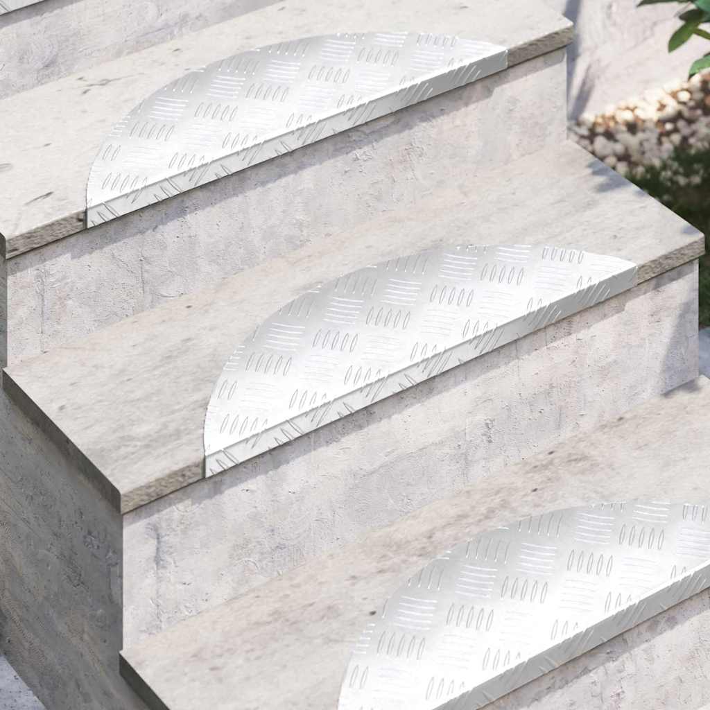 Trap Tread 15 pcs Zilver 60 x 18 x 2,5 cm Aluminium is nu te koop bij PeponiXL, paradijselijk wonen!