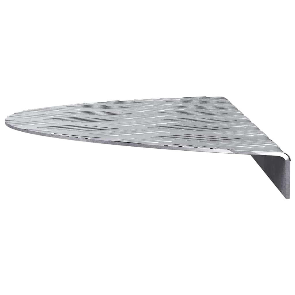 Trap Tread 15 pcs Zilver 60 x 18 x 2,5 cm Aluminium is nu te koop bij PeponiXL, paradijselijk wonen!