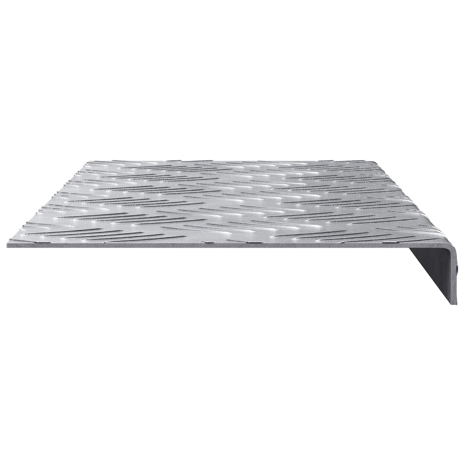 Trap Tread Rechthoekig 5 pcs Zilver 60 x 18 x 2,5 cm Aluminium is nu te koop bij PeponiXL, paradijselijk wonen!