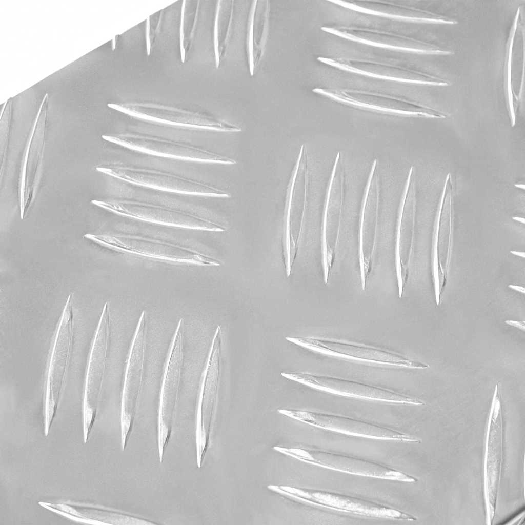 Trap Tread Rechthoekig 10 pcs Zilver 60 x 18 x 2,5 cm Aluminium is nu te koop bij PeponiXL, paradijselijk wonen!