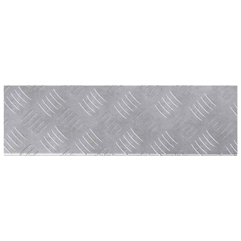 Trap Tread Rechthoekig 10 pcs Zilver 60 x 18 x 2,5 cm Aluminium is nu te koop bij PeponiXL, paradijselijk wonen!