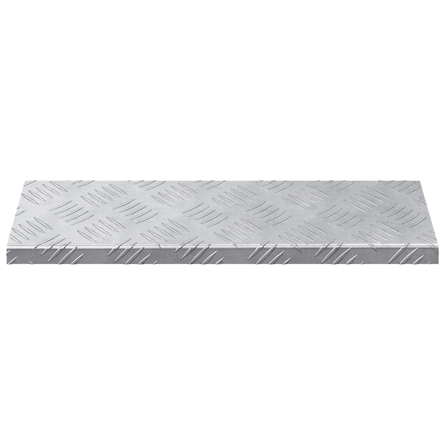 Trap Tread Rechthoekig 15 pcs Zilver 60 x 18 x 2,5 cm Aluminium is nu te koop bij PeponiXL, paradijselijk wonen!