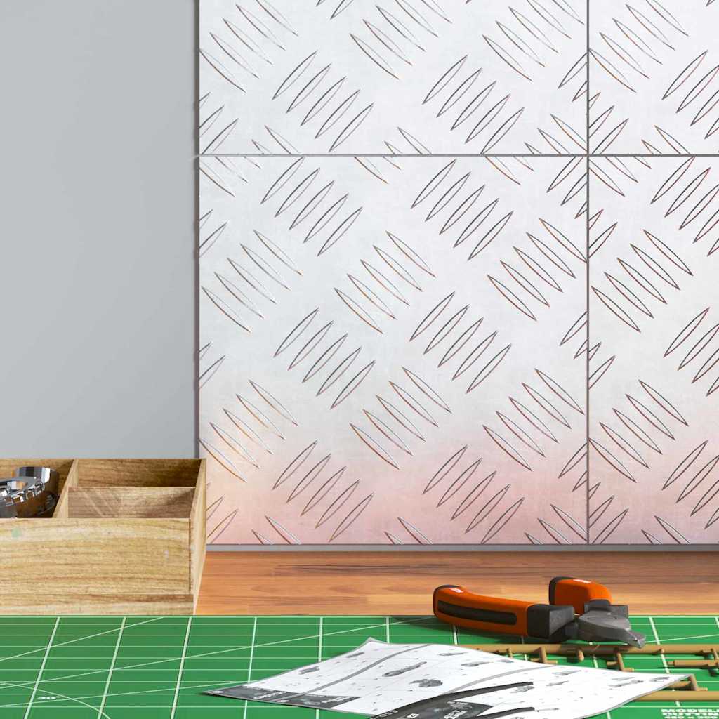 Trap Tread Vierkant 4 pcs Zilver 20 x 20 cm Aluminium is nu te koop bij PeponiXL, paradijselijk wonen!
