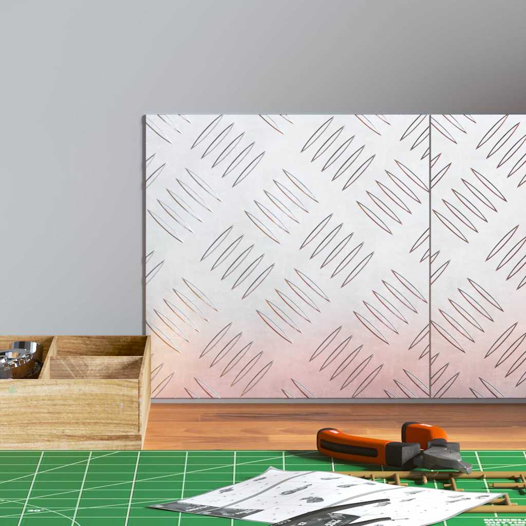 Trap Tread Vierkant 2 pcs Zilver 20 x 20 cm Aluminium is nu te koop bij PeponiXL, paradijselijk wonen!
