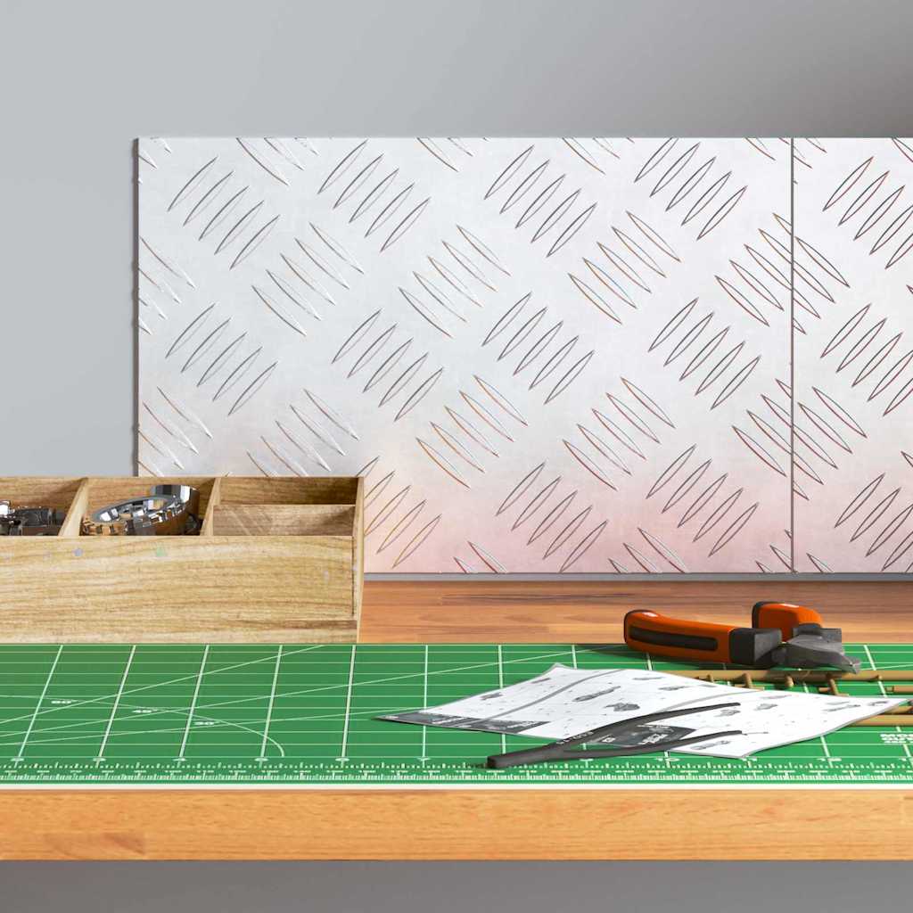 Trap Tread Rechthoekig 2 pcs Zilver 30 x 20 cm Aluminium is nu te koop bij PeponiXL, paradijselijk wonen!