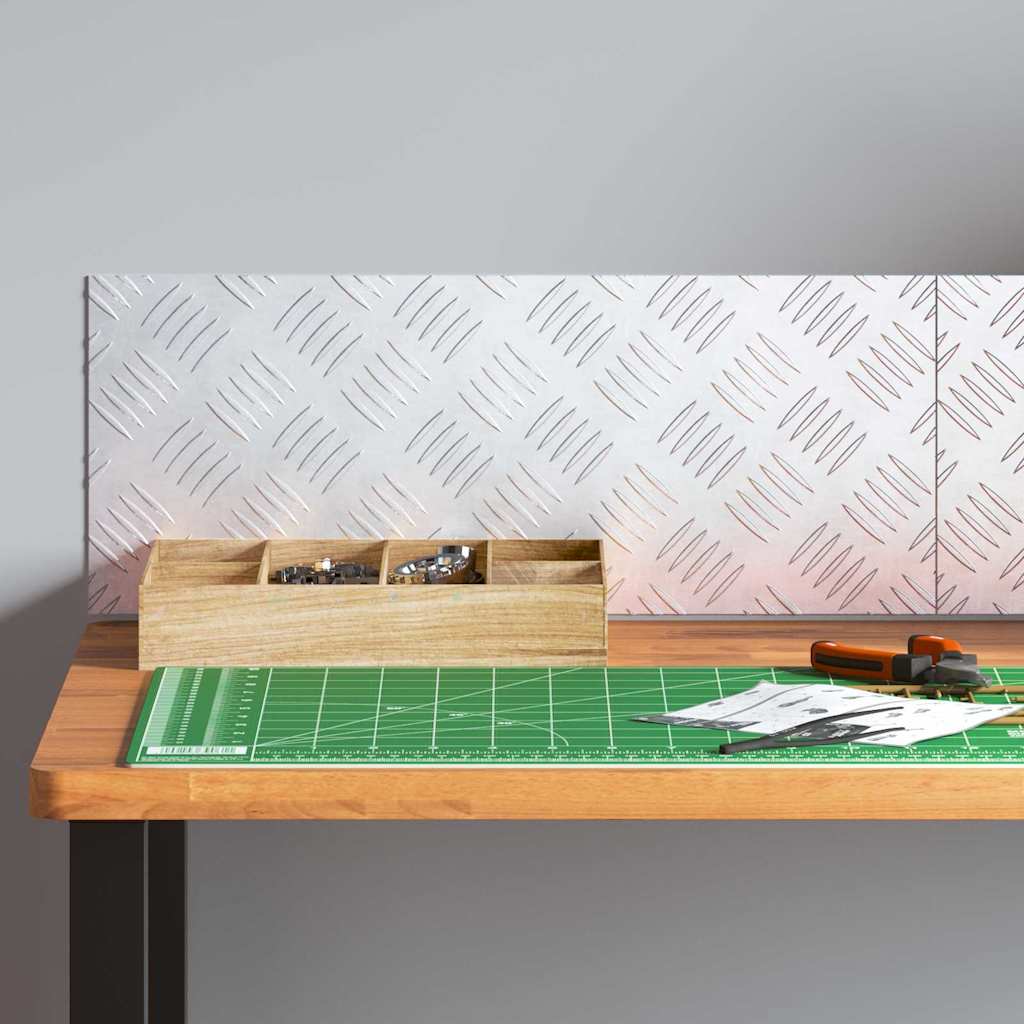 Trap Tread Rechthoekig 2 pcs Zilver 50 x 20 cm Aluminium is nu te koop bij PeponiXL, paradijselijk wonen!