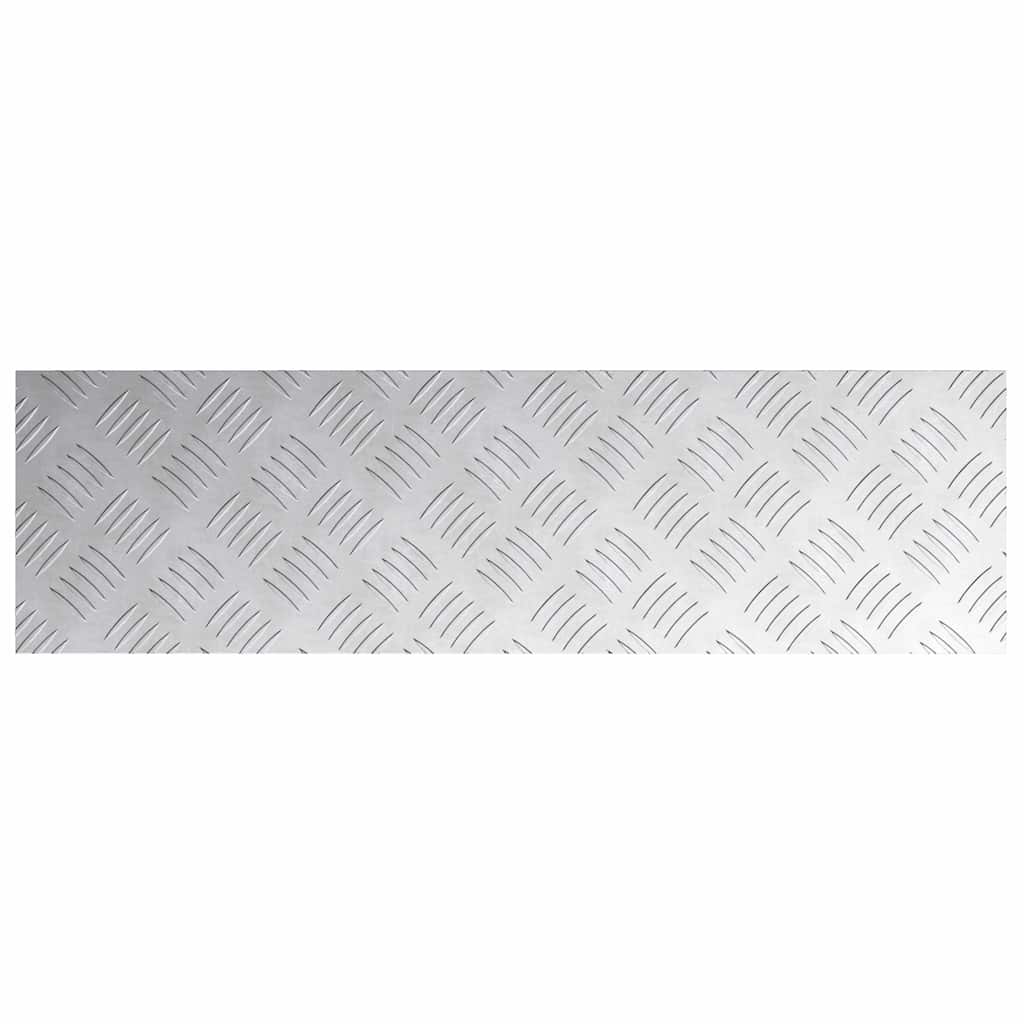 Trap Tread Rechthoekig 4 pcs Zilver 70 x 20 cm Aluminium is nu te koop bij PeponiXL, paradijselijk wonen!