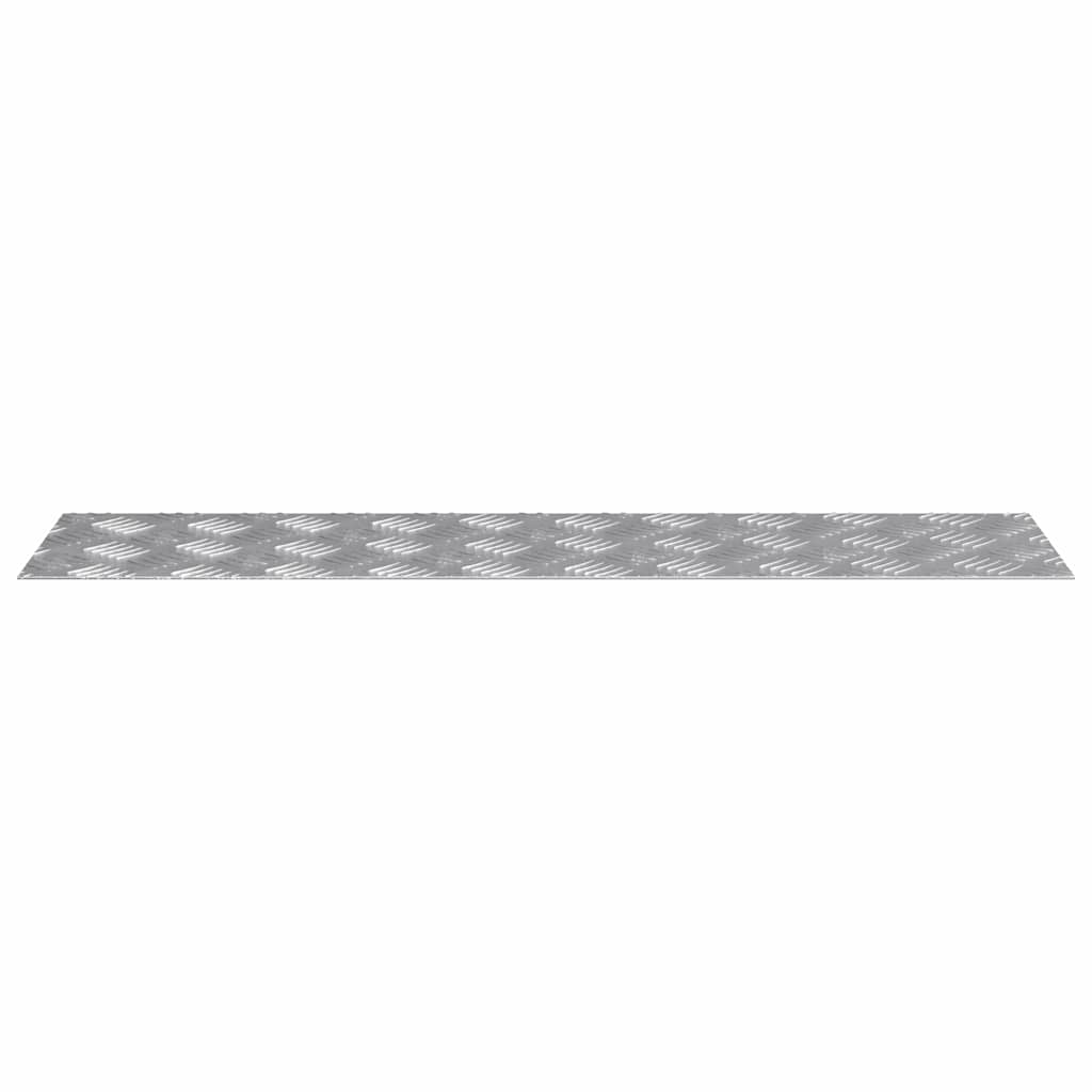 Trap Tread Rechthoekig 4 pcs Zilver 80 x 20 cm Aluminium is nu te koop bij PeponiXL, paradijselijk wonen!