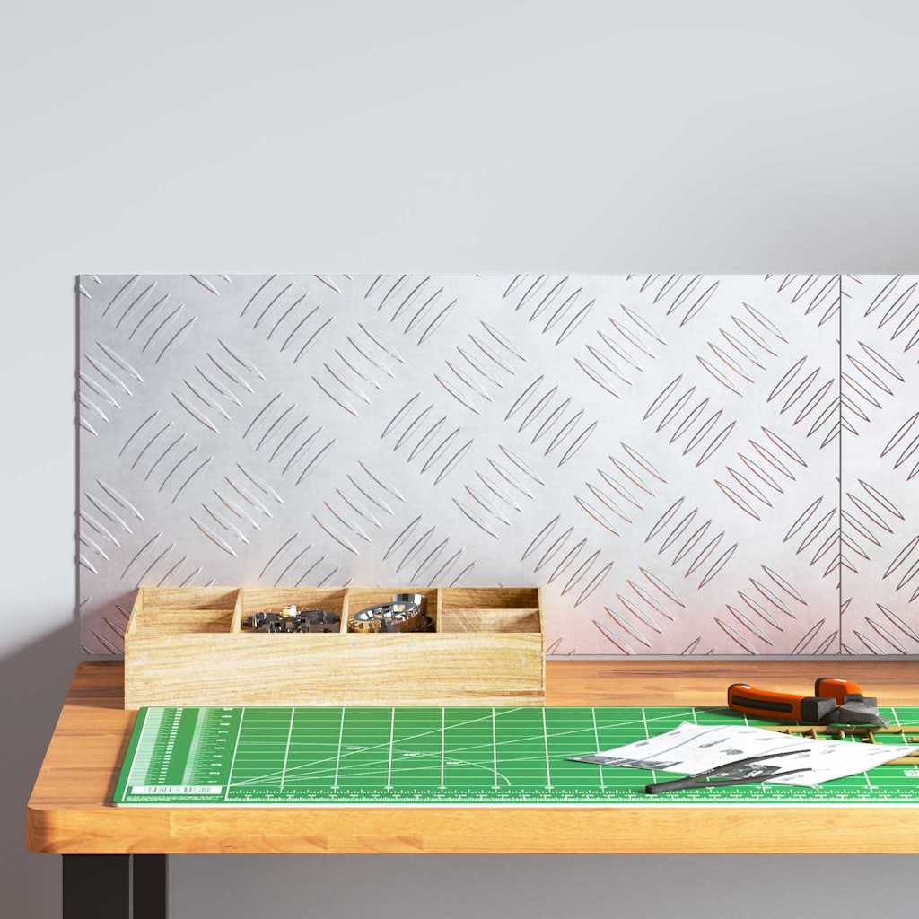 Trap Tread Rechthoekig 2 pcs Zilver 50 x 25 cm Aluminium is nu te koop bij PeponiXL, paradijselijk wonen!