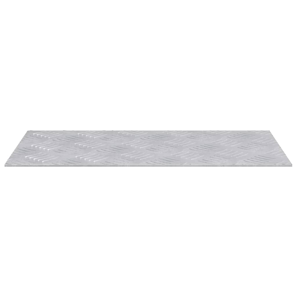 Trap Tread Rechthoekig 4 pcs Zilver 50 x 25 cm Aluminium is nu te koop bij PeponiXL, paradijselijk wonen!
