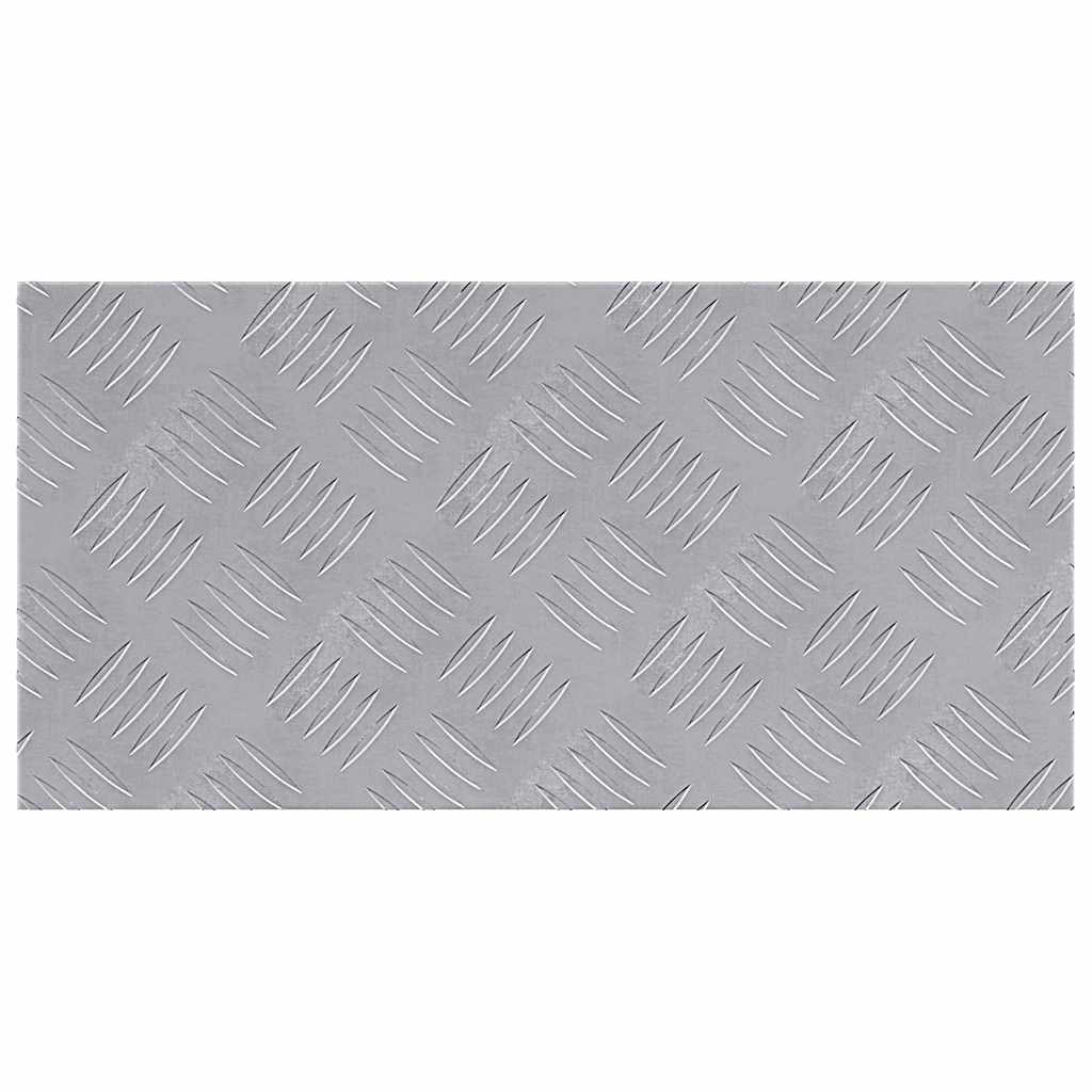 Trap Tread Rechthoekig 4 pcs Zilver 50 x 25 cm Aluminium is nu te koop bij PeponiXL, paradijselijk wonen!