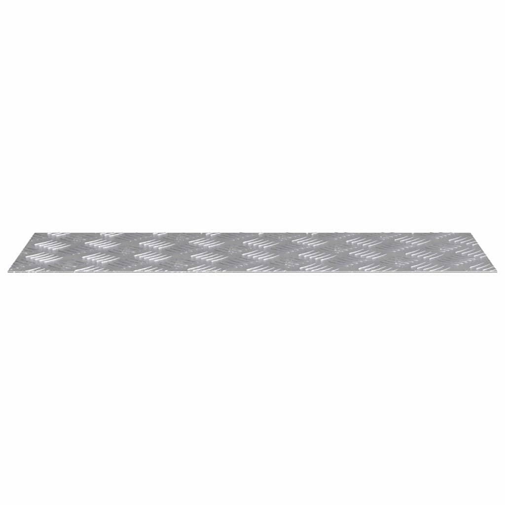 Trap Tread Rechthoekig 2 pcs Zilver 75 x 25 cm Aluminium is nu te koop bij PeponiXL, paradijselijk wonen!