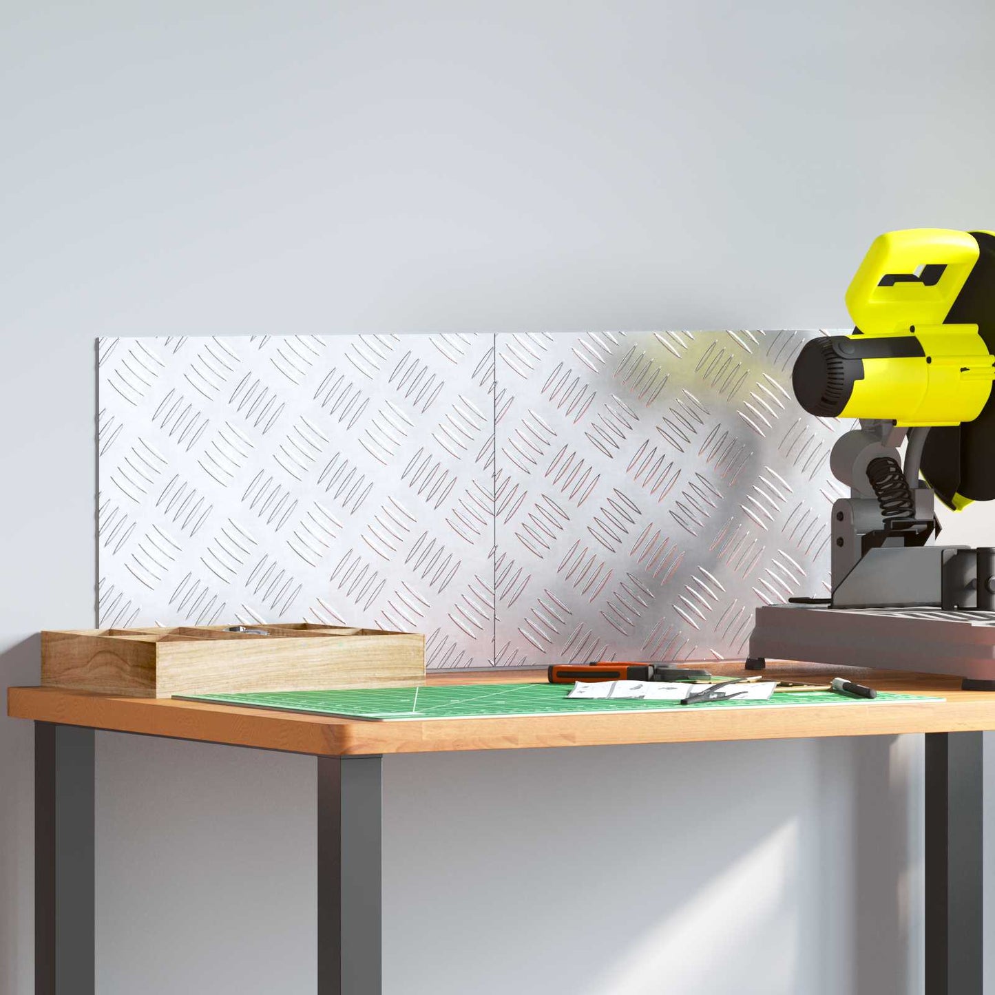 Trap Tread Rechthoekig 2 pcs Zilver 40 x 30 cm Aluminium is nu te koop bij PeponiXL, paradijselijk wonen!