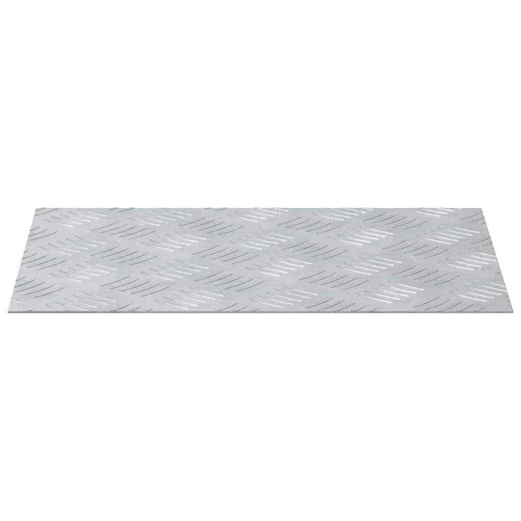 Trap Tread Rechthoekig 4 pcs Zilver 40 x 30 cm Aluminium is nu te koop bij PeponiXL, paradijselijk wonen!
