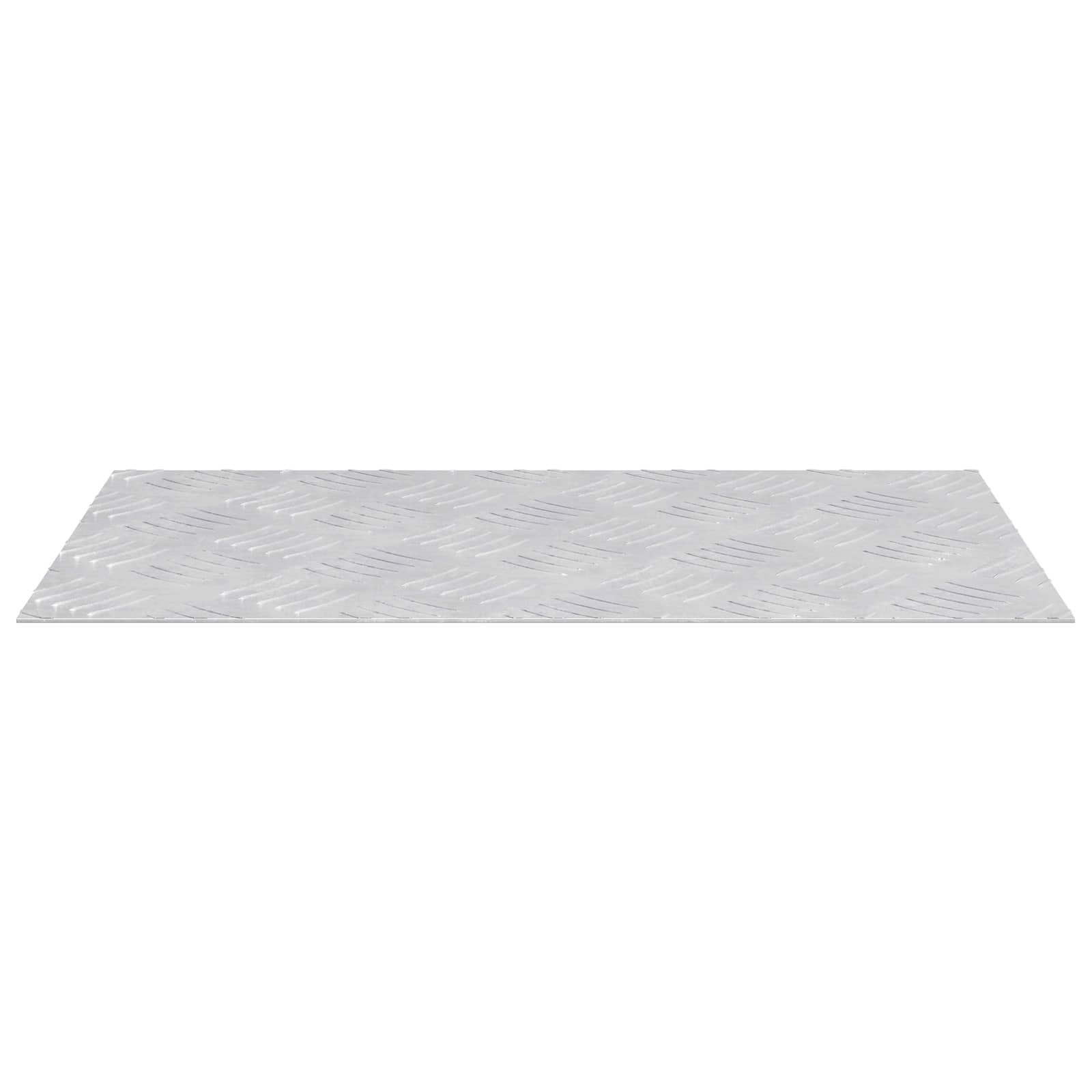 Trap Tread Rechthoekig 2 pcs Zilver 50 x 30 cm Aluminium is nu te koop bij PeponiXL, paradijselijk wonen!