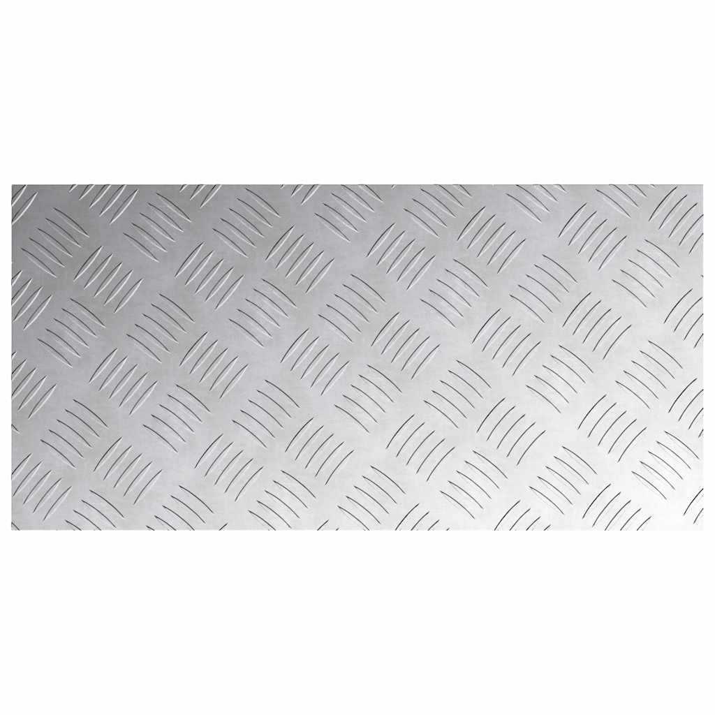 Trap Tread Rechthoekig 2 pcs Zilver 60 x 30 cm Aluminium is nu te koop bij PeponiXL, paradijselijk wonen!
