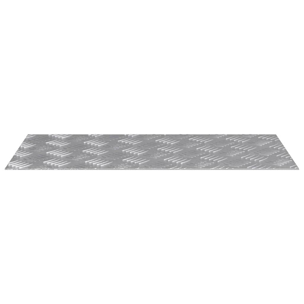Trap Tread Rechthoekig 4 pcs Zilver 60 x 30 cm Aluminium is nu te koop bij PeponiXL, paradijselijk wonen!