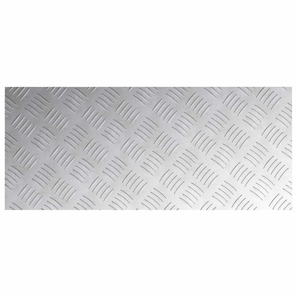 Trap Tread Rechthoekig 4 pcs Zilver 70 x 30 cm Aluminium is nu te koop bij PeponiXL, paradijselijk wonen!