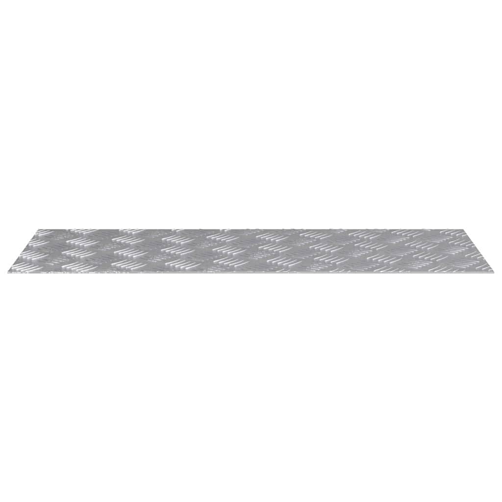 Trap Tread Rechthoekig 2 pcs Zilver 80 x 30 cm Aluminium is nu te koop bij PeponiXL, paradijselijk wonen!