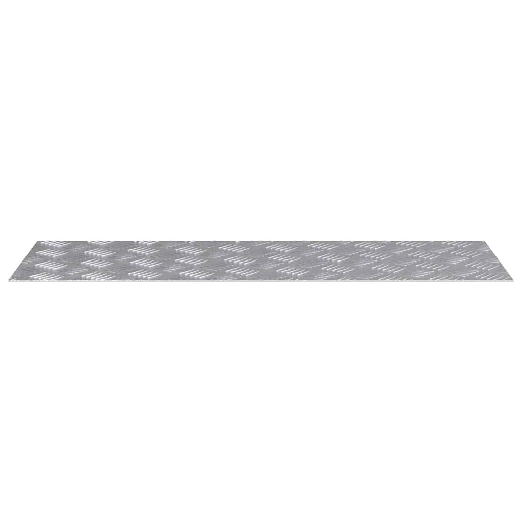 Trap Tread Rechthoekig 2 pcs Zilver 90 x 30 cm Aluminium is nu te koop bij PeponiXL, paradijselijk wonen!