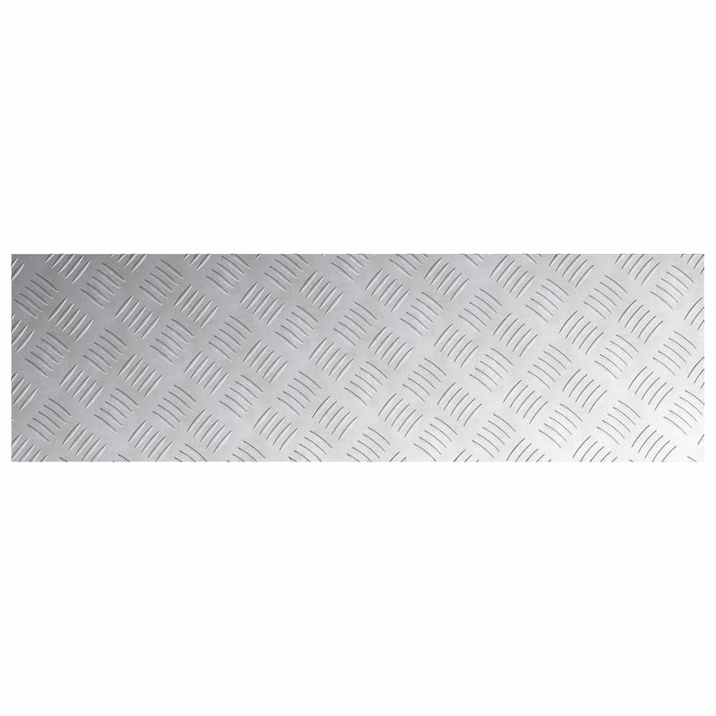 Trap Tread Rechthoekig 4 pcs Zilver 100 x 30 cm Aluminium is nu te koop bij PeponiXL, paradijselijk wonen!