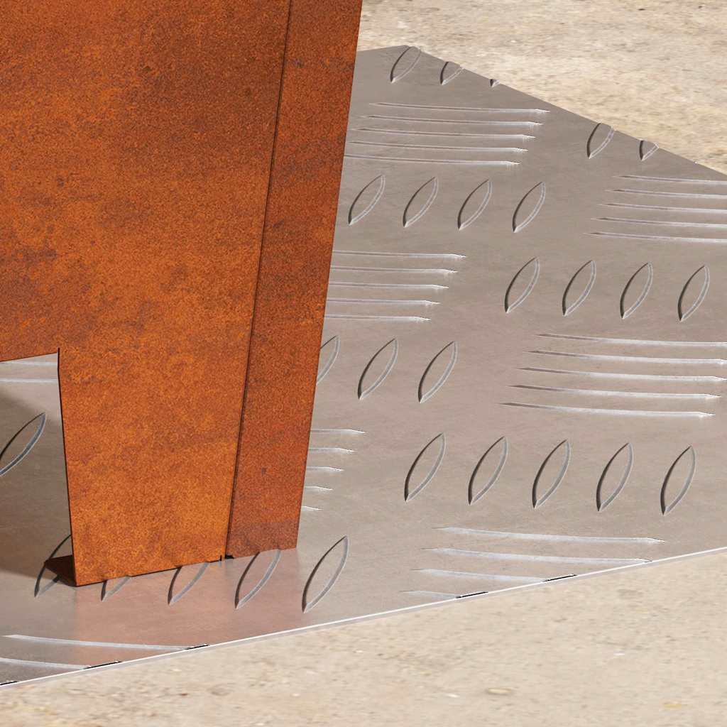 Trap Tread Vierkant 2 pcs Zilver 40 x 40 cm Aluminium is nu te koop bij PeponiXL, paradijselijk wonen!