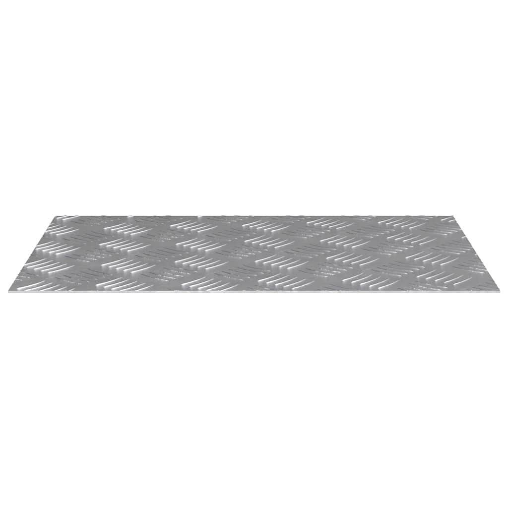 Trap Tread Rechthoekig 4 pcs Zilver 60 x 40 cm Aluminium is nu te koop bij PeponiXL, paradijselijk wonen!