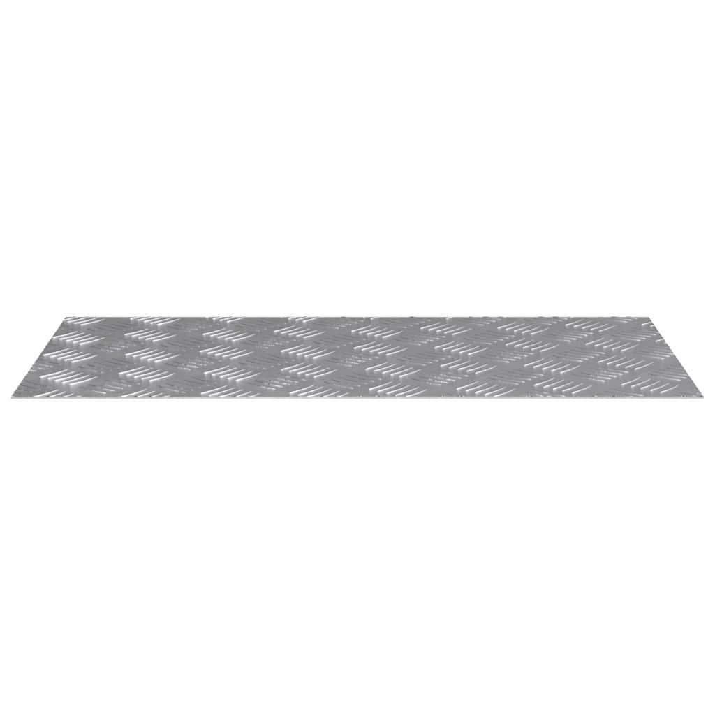 Trap Tread Rechthoekig 2 pcs Zilver 80 x 40 cm Aluminium is nu te koop bij PeponiXL, paradijselijk wonen!