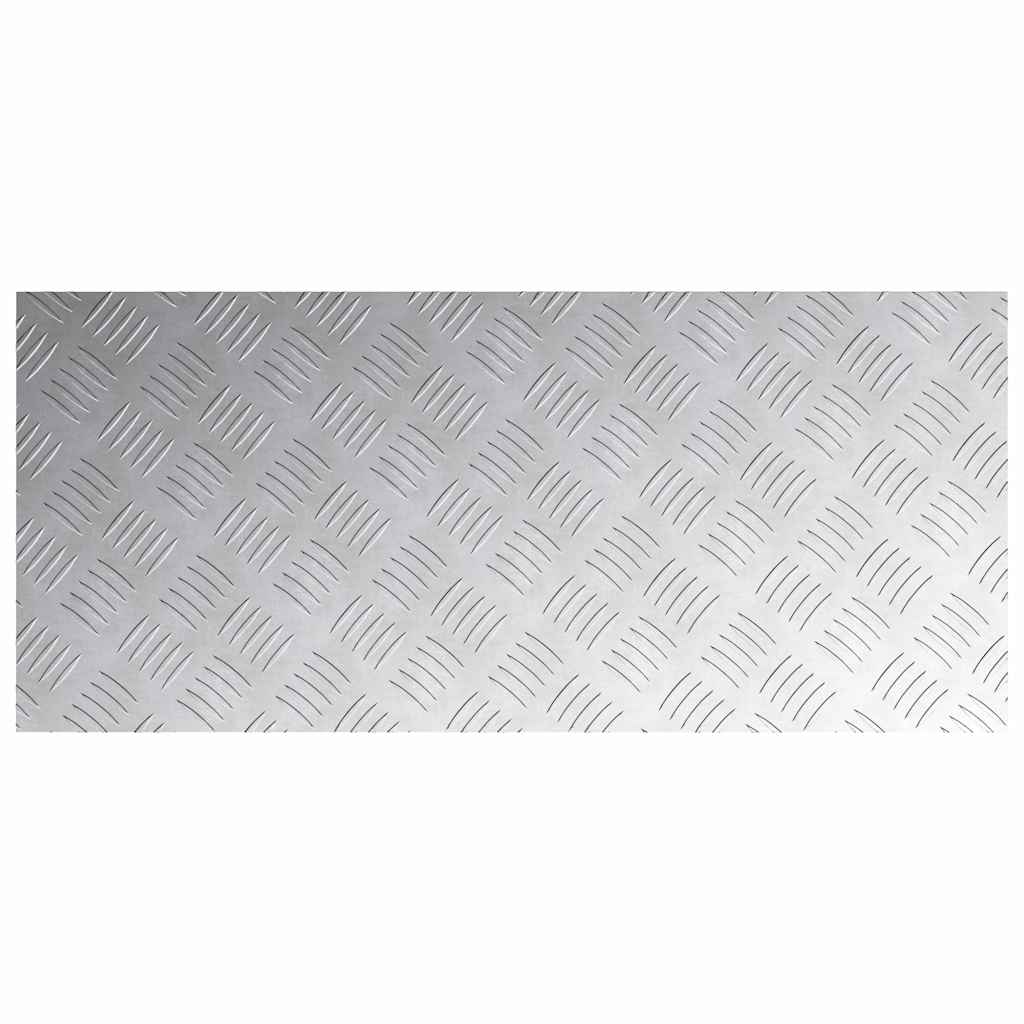 Trap Tread Rechthoekig 2 pcs Zilver 90 x 40 cm Aluminium is nu te koop bij PeponiXL, paradijselijk wonen!