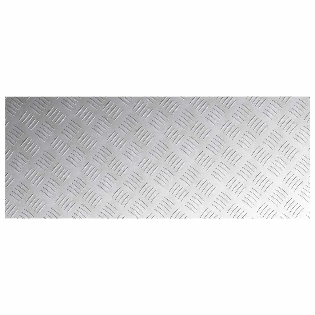 Trap Tread Rechthoekig 2 pcs Zilver 100 x 40 cm Aluminium is nu te koop bij PeponiXL, paradijselijk wonen!