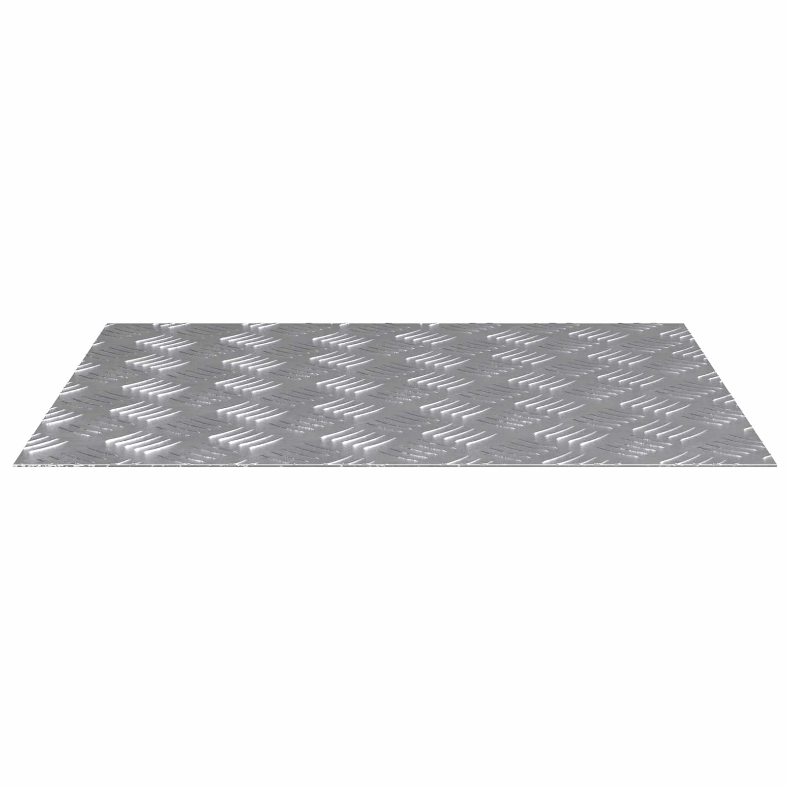 Trap Tread Rechthoekig 2 pcs Zilver 60 x 50 cm Aluminium is nu te koop bij PeponiXL, paradijselijk wonen!
