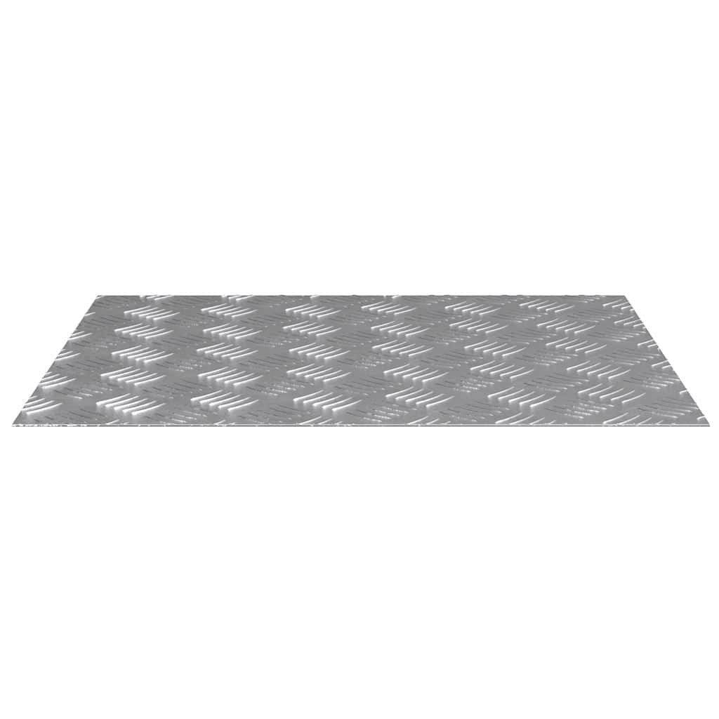 Trap Tread Rechthoekig 4 pcs Zilver 60 x 50 cm Aluminium is nu te koop bij PeponiXL, paradijselijk wonen!