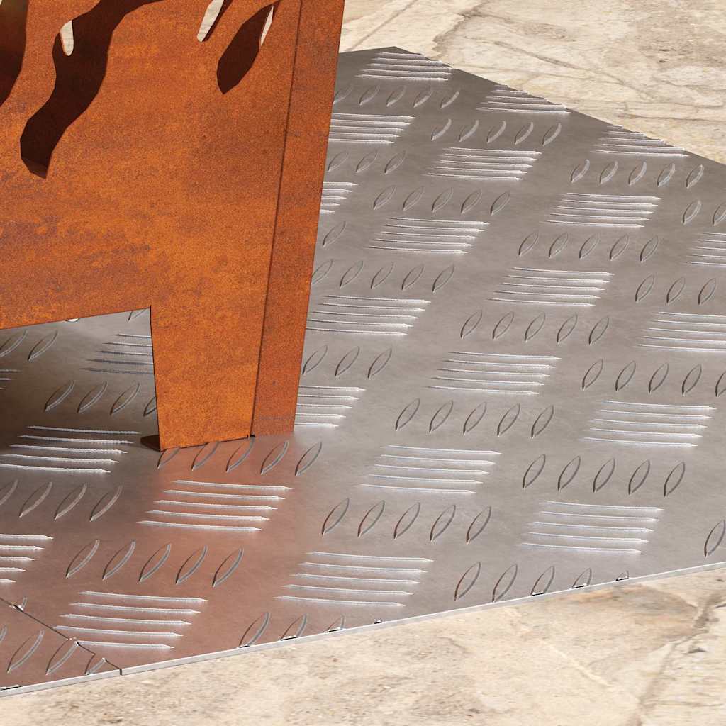 Trap Tread Rechthoekig 2 pcs Zilver 70 x 50 cm Aluminium is nu te koop bij PeponiXL, paradijselijk wonen!