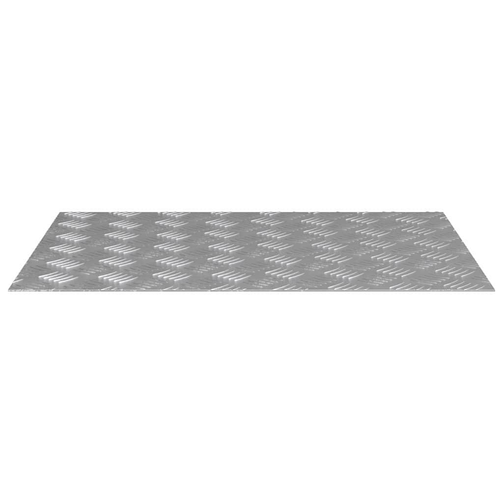 Trap Tread Rechthoekig 2 pcs Zilver 70 x 50 cm Aluminium is nu te koop bij PeponiXL, paradijselijk wonen!