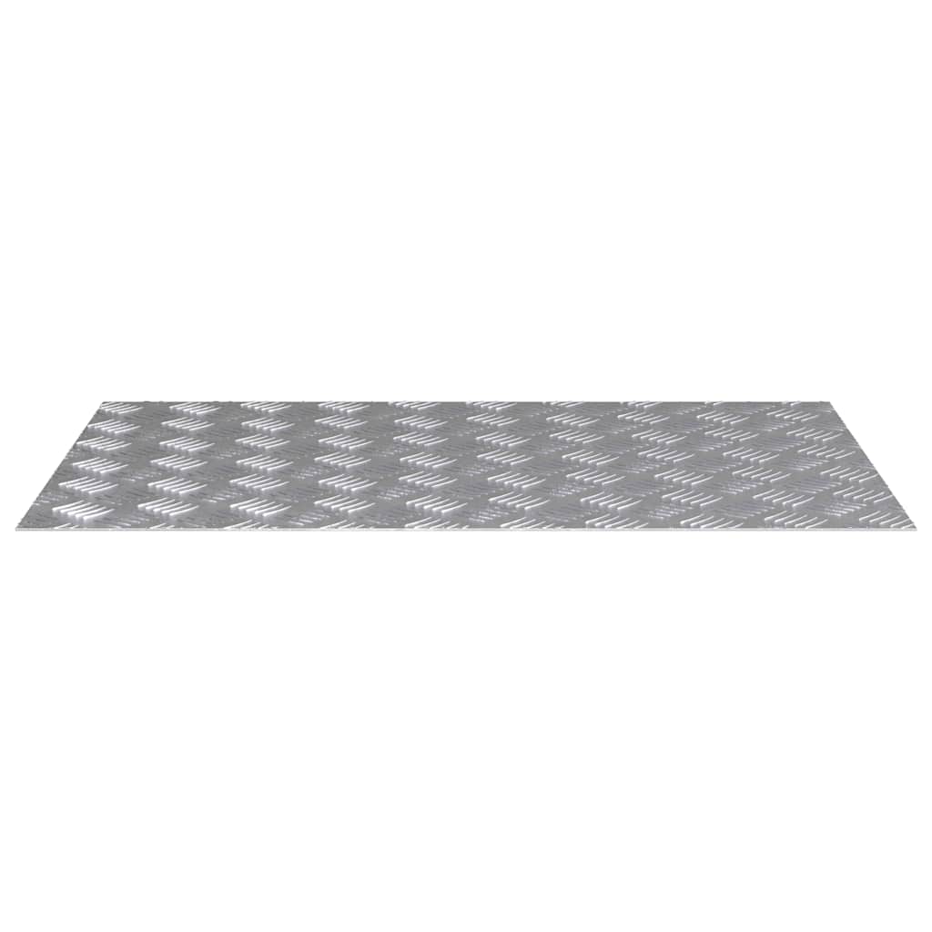 Trap Tread Rechthoekig 2 pcs Zilver 80 x 50 cm Aluminium is nu te koop bij PeponiXL, paradijselijk wonen!