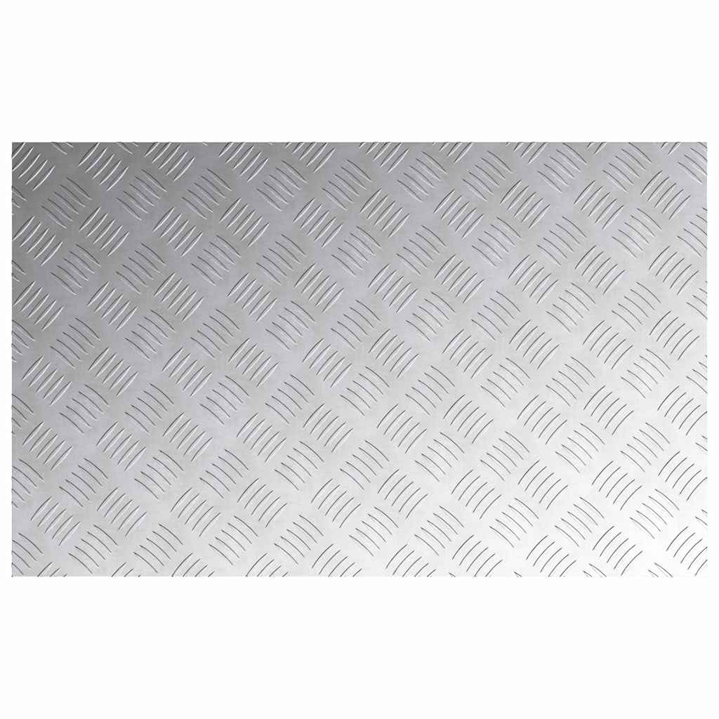 Trap Tread Rechthoekig 2 pcs Zilver 80 x 50 cm Aluminium is nu te koop bij PeponiXL, paradijselijk wonen!