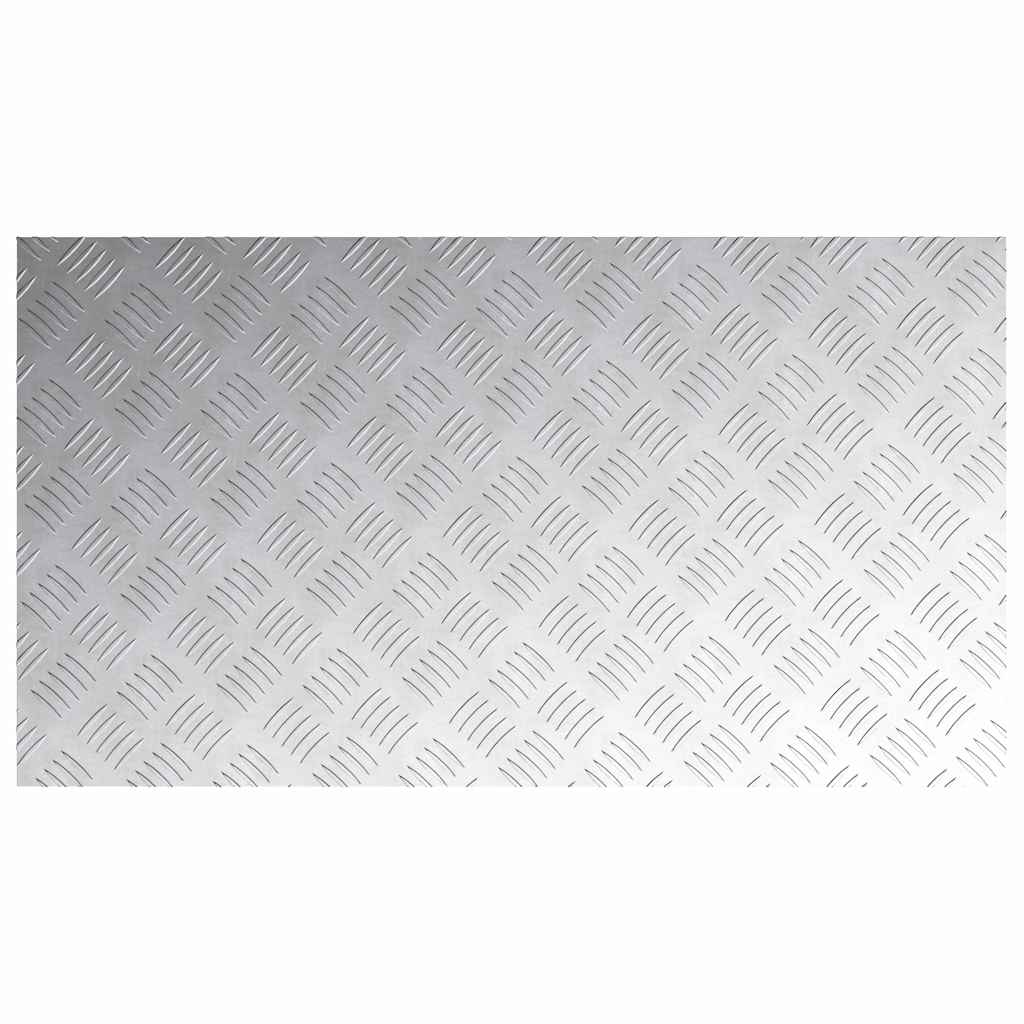 Trap Tread Rechthoekig 2 pcs Zilver 90 x 50 cm Aluminium is nu te koop bij PeponiXL, paradijselijk wonen!