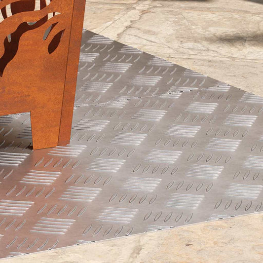 Trap Tread Rechthoekig 2 pcs Zilver 100 x 50 cm Aluminium is nu te koop bij PeponiXL, paradijselijk wonen!