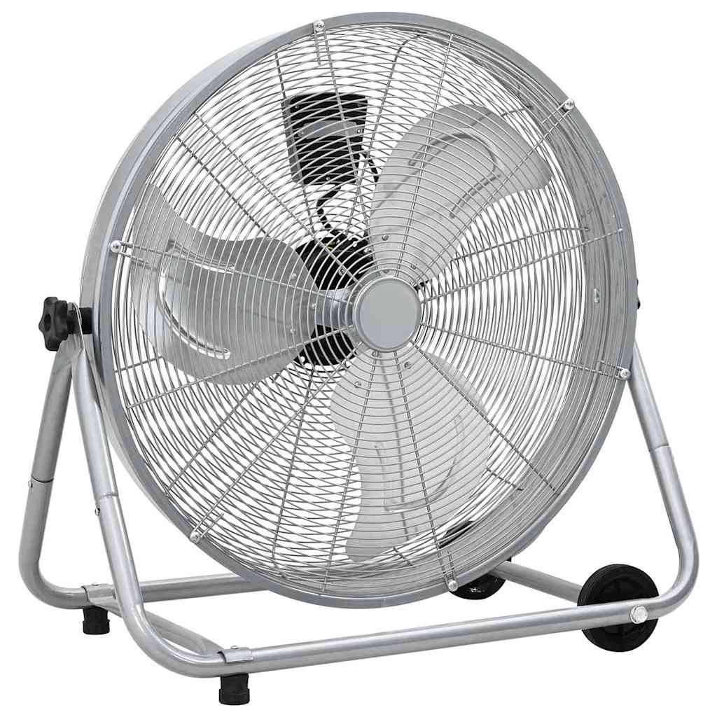 Trommelventilator met wiel Zilver 73 x 42 x 70 cm Aluminium is nu te koop bij PeponiXL, paradijselijk wonen!