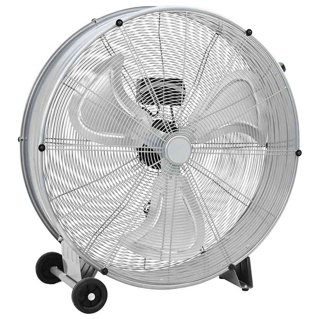 Trommelventilator met wiel Zilver 79 x 37 x 82 cm Aluminium is nu te koop bij PeponiXL, paradijselijk wonen!