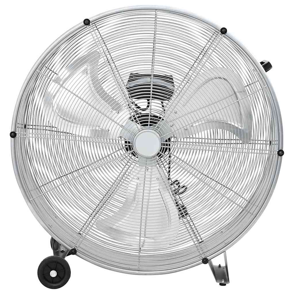 Trommelventilator met wiel Zilver 79 x 37 x 82 cm Aluminium is nu te koop bij PeponiXL, paradijselijk wonen!