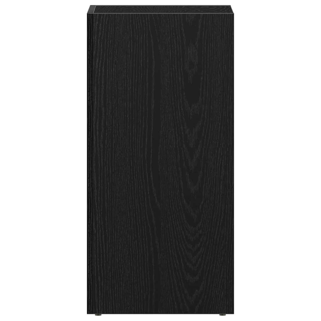 LP Opbergbox 71x34x36 cm spaanplaat zwart eikenkleurig is nu te koop bij PeponiXL, paradijselijk wonen!