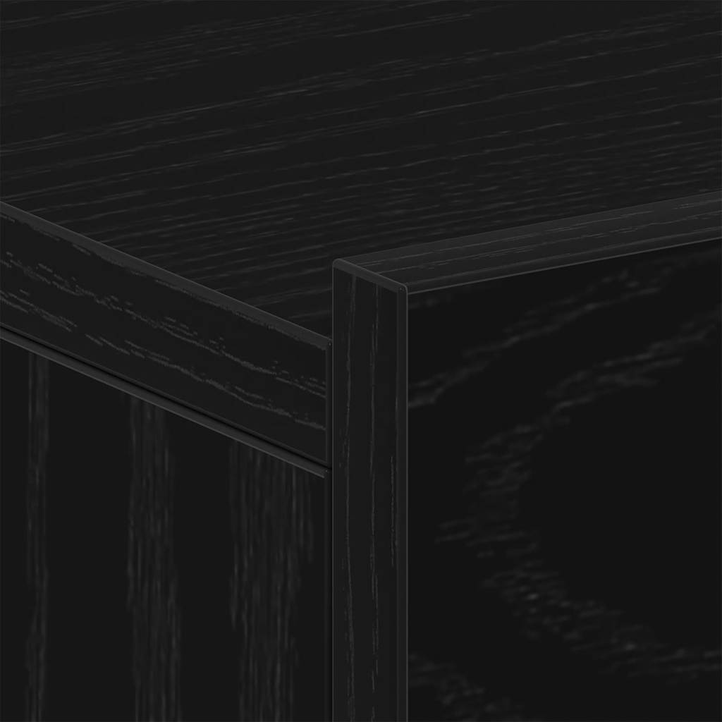 Nachtkastjes zwevend 2 st 40x32x15 cm bewerkt hout zwart eiken is nu te koop bij PeponiXL, paradijselijk wonen!