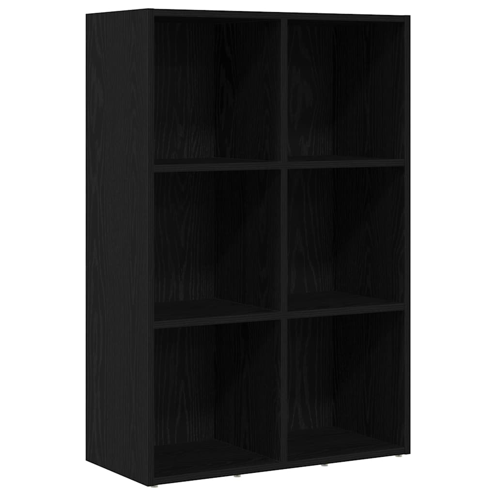 Boekenkast Zwart Eiken 66x30x98 cm Engineered Wood is nu te koop bij PeponiXL, paradijselijk wonen!