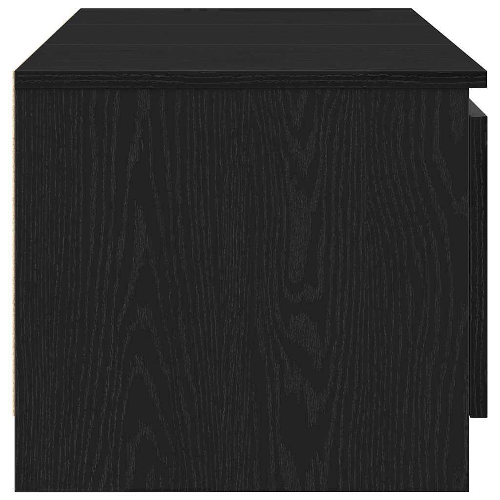 TV-meubel Zwart Eiken 140x40x36 cm Bewerkt Hout is nu te koop bij PeponiXL, paradijselijk wonen!