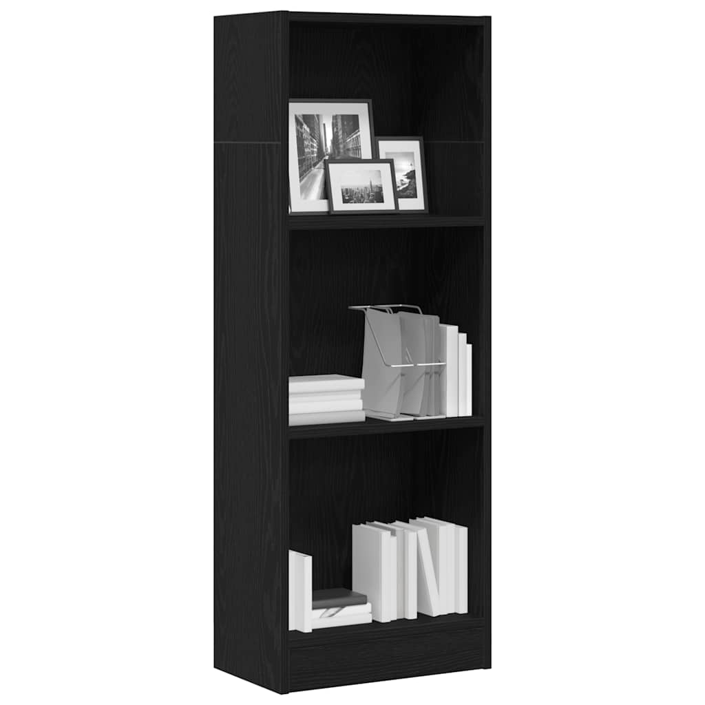 Boekenkast Zwart Eiken 40x24x109 cm Engineered Wood is nu te koop bij PeponiXL, paradijselijk wonen!